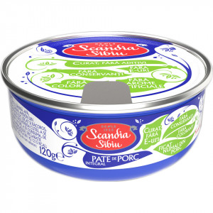 PATE DE PORC SCANDIA SIBIU 120 GR.