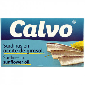 SARDINE IN ULEI VEGETAL CALVO 120 GR.