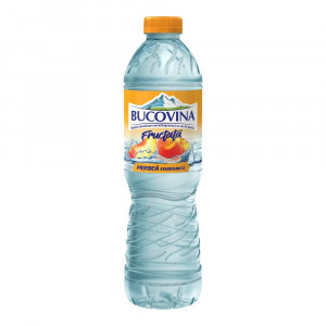 APA PLATA BUCOVINA CU AROMA DE PIERSICI 0,5 L.