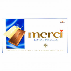CIOCOLATA MERCI CU LAPTE 100 GR.