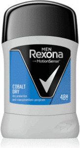 DEODORANT STICK REXONA COBALT DRY 50 ML.
