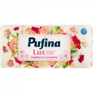 HARTIE IGIENICA PUFINA TRANDAFIRI