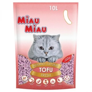 ASTERNUT PENTRU PISICI MIAU MIAU TOFU 10 L