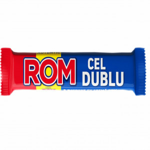 BATON DE CIOCOLATA CU CREMA ROM 60 GR.