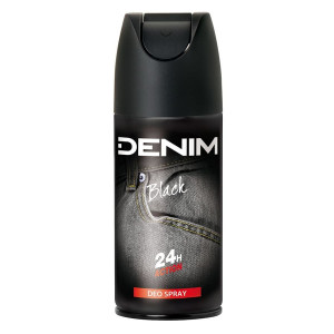 DEODORANT DENIM BLACK 150 ML.