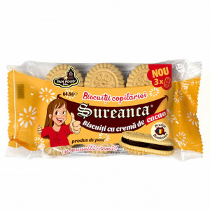 BISCUITI SUREANCA CU CREMA DE CACAO