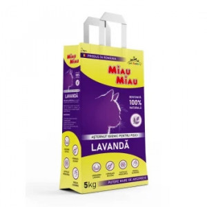 NISIP PENTRU PISICI 5 KG. LAVANDA
