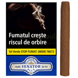 Tigari de foi  SENATOR BLUE 55 g