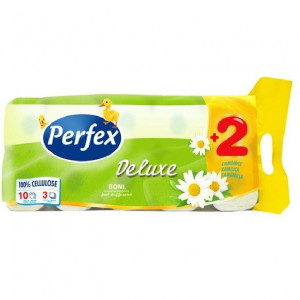 HARTIE IGIENICA PERFEX DE LUXE CU MUSETEL