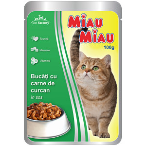 MIAU MIAU PLIC 100 GR. CURCAN