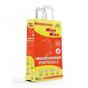 NISIP PENTRU PISICI 5 KG. PORTOCALA