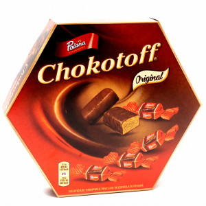 CARAMELE INVELITE IN CIOCOLATA CHOCOTOFF 238 GR.