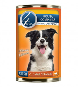 CONSERVA CU CARNE DE PUI 1.2 KG.