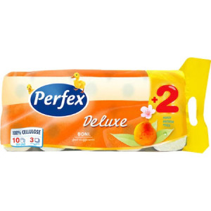 HARTIE IGIENICA PERFEX DE LUXE CU PIERSICA