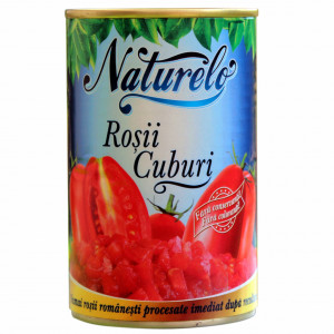 ROSII TAIATE CUBURI NATURELLO 400 GR.