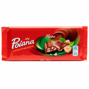 CIOCOLATA POIANA CU ALUNE 90 GR.