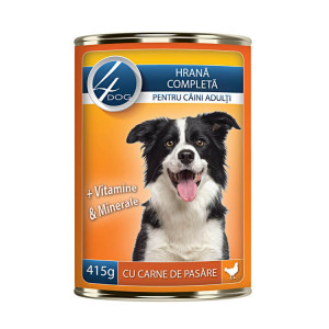 CONSERVA CU CARNE DE PUI 415 GR.