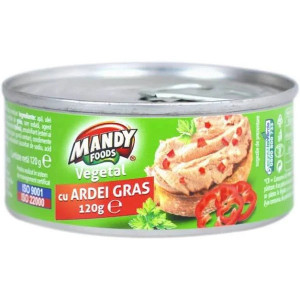 PATE VEGETAL CU ARDEI MANDY 120 GR.