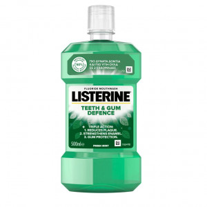 APA DE GURA LISTERINE TETH & GUM DEFENCE 500 ML.