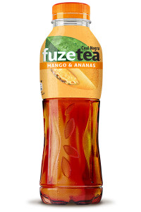 FUZETEA CEAI NEGRU MANGO SI ANANAS 0.5L.