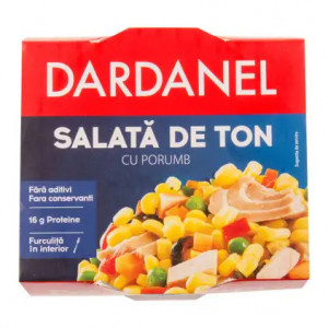 SALATA DE TON CU PORUMB DARDANEL185 GR.