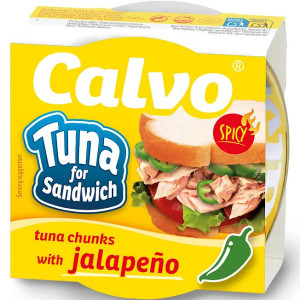 TON PENTRU SANDVIS CU JALAPENO CALVO 142 GR.