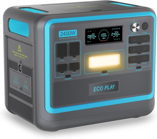 Statie curent portabila, 2400W (2048 Wh), LiFePO4, model SYD2400