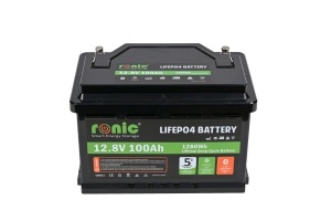 Baterie/Acumulator LiFePO4 DESIGN UNDERSEAT, 12.8V 100Ah, functie Bluetooth si LTCP, model RONIC HX12100D-100 - Img 2