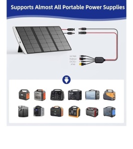 Cablu extensie 3 metri, conectori MC4 la mufe multiple 4 în 1 - Img 4