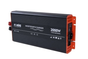 Invertor DC-AC cu Sinus PUR, 12V-230V, model RONIC RSC2000P, 2000W/4000W - Img 1