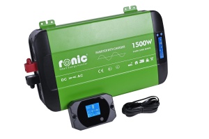 Invertor DC-AC cu Sinus PUR + Incarcator AC + Transfer Prioritate Automat, 12V-230V, model RONIC HKC1500P, 1500W/3000W