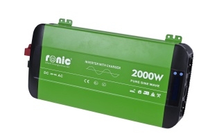 Invertor DC-AC cu Sinus PUR + Incarcator AC + Transfer Prioritate Automat, 12V-230V, model RONIC HKC2000P, 2000W/4000W - Img 3