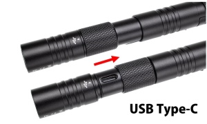 LANTERNA ALUMINIU TIP STILOU REINCARCABILA, 350 LUMENI, MODEL SKYWOODS FIX P4 - Img 5