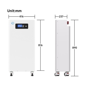Baterie/Acumulator rezidențial LiFePO4 51.2V/300 Ah – Model KH-51300INV - 15.36 KWh - Img 2