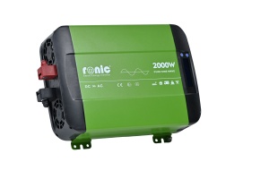 INVERTOR CU SINUS PUR 2000W, 12V/230V 50HZ, DISPLAY COMANDA CU CABLU 5 METRI, MODEL HK2000P - Img 2