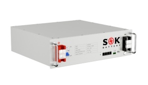 ACUMULATOR LIFEPO4 SOK SK48V100N, 51.2V/100AH, BMS100A, BLUETOOTH + AUTO-INCALZIRE, 5.12KWH