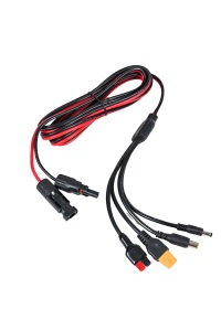 Cablu extensie 3 metri, conectori MC4 la mufe multiple 4 în 1 - Img 2
