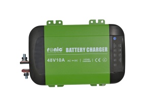 Incarcator / Redresor Inteligent pentru Acumulatori LiFePO4/AGM/GEL, 48V, 10A, Model RONIC HK-4810B - Img 2