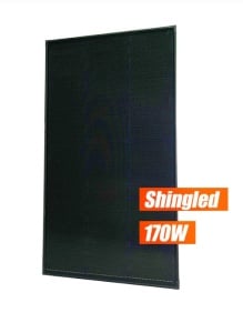 Panou Solar Monocristalin Rulote/Ambarcatiuni, Full Shingled Black 170W - Img 1