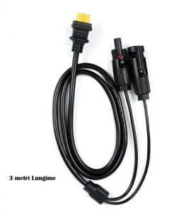 Cablu extensie 3 metri, conectori MC4 la mufa XT90 - Img 3