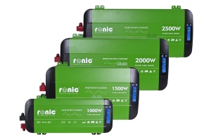 Invertor DC-AC cu Sinus PUR + Incarcator AC + Transfer Prioritate Automat, 12V-230V, model RONIC HKC2500P, 2500W/5000W - Img 8