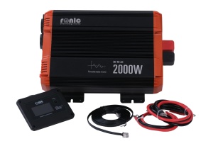 Invertor DC-AC cu Sinus PUR, 12V-230V, model RONIC KSC-2000W, 2000W/4000W - Img 5
