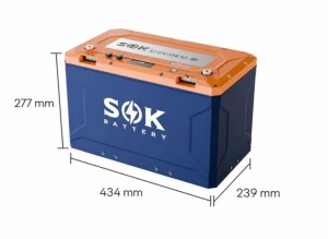 ACUMULATOR LIFEPO4 12.8V/314AH, SOK SK12V314PH, CU BLUETOOTH SI AUTO-INCALZIRE, COMUNICARE CAN CU SISTEME VICTRON - Img 3