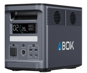 Statie curent portabila, 2000W (1536 Wh), LiFePO4, model ABOK Ark2000