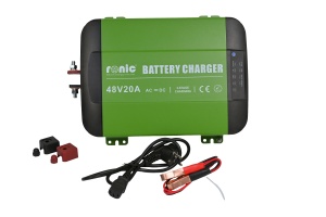 Incarcator / Redresor Inteligent pentru Acumulatori LiFePO4/AGM/GEL, 48V, 20A, Model RONIC HK-4820B - Img 6