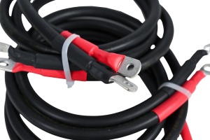 Set 2 Cabluri Conectare Acumulatori – 70mm², 150cm lungime, cu Papuci Cupru de 70/8 mm - Img 4