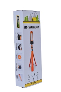Lanterna/Proiector solar LED, stand tripod aluminiu extensibil 2.1 metri, RONIC CY300 - Img 9