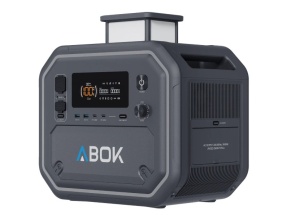 Statie curent portabila, 2500W (2160 Wh), LiFePO4, model ABOK ARK2500