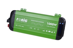 Invertor DC-AC cu Sinus PUR + Incarcator AC + Transfer Prioritate Automat, 12V-230V, model RONIC HKC1000P, 1000W/2000W - Img 4