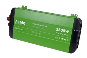 Invertor DC-AC cu Sinus PUR + Incarcator AC + Transfer Prioritate Automat, 12V-230V, model RONIC HKC2500P, 2500W/5000W - Img 3